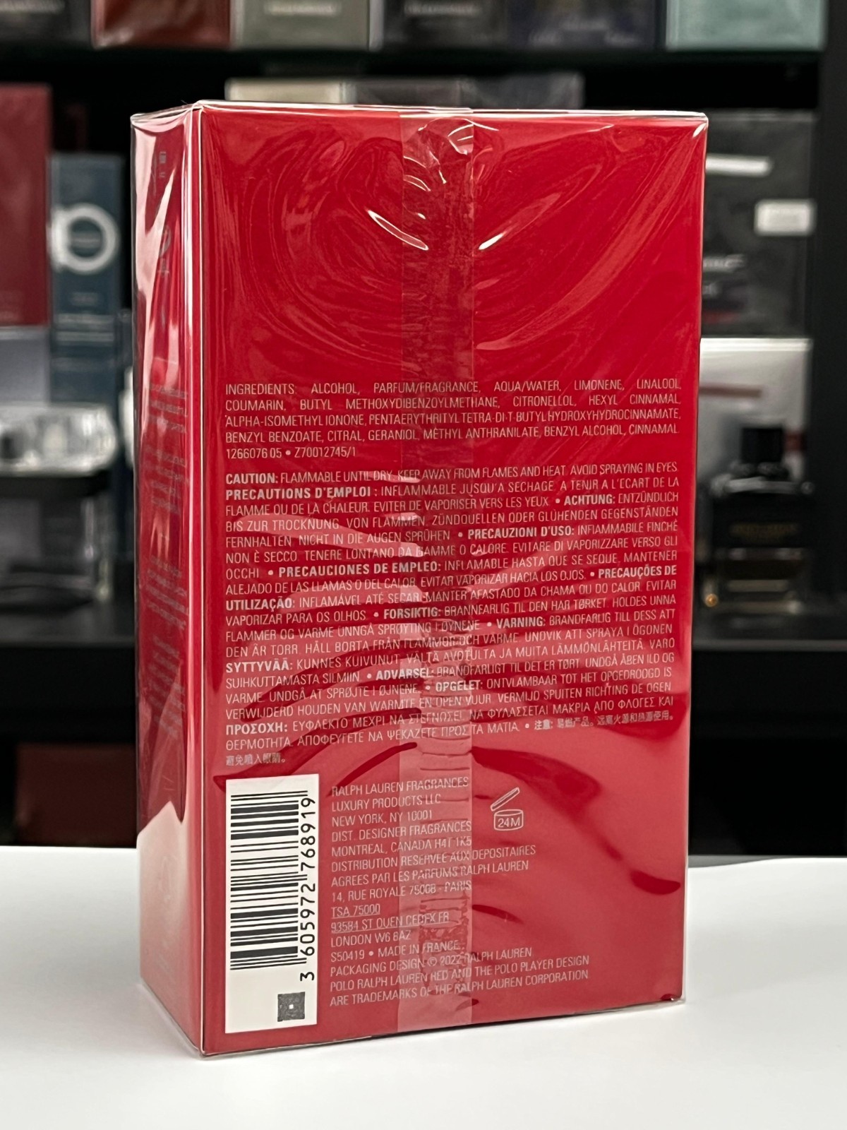 Ralph Lauren Polo Red Parfum for Men 4.2 fl. oz. / 125ml