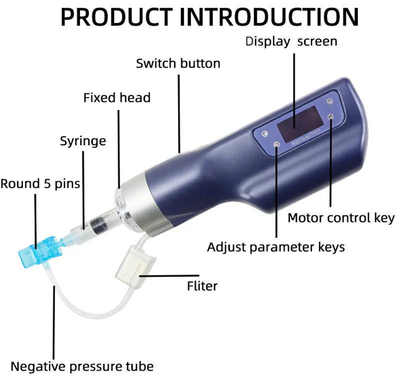 HaiFeel Micro Needle Pen Wrinkle Removal Skin Rejuvenation Machine 5 / 9 Pins