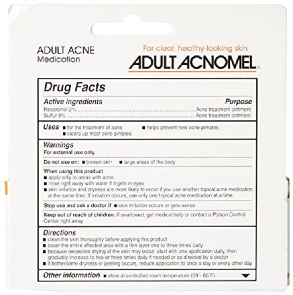 Acnomel Adult Acne Medication 1.3oz Always FRESH! – 3 Pack