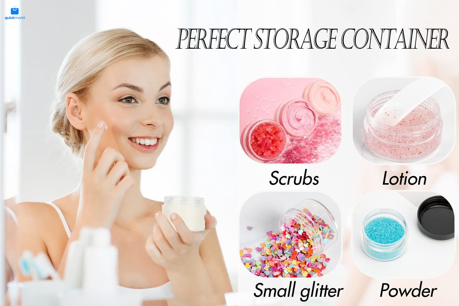 10 Gram Sample Containers, 20 Count Clear, [Other colors not specified]