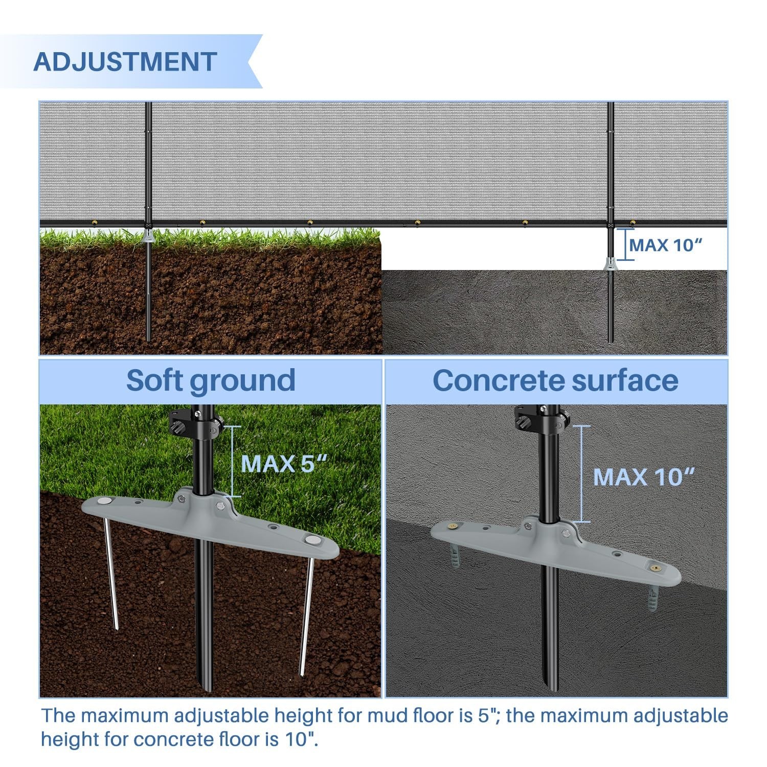 E&K 6’x12′ Outdoor Privacy Screen Fence Panel Freestanding Backyard Patio Pri…