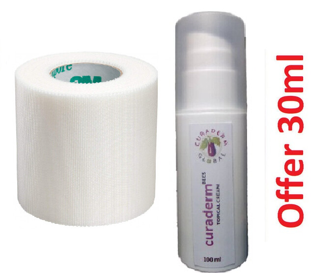 Curaderm BEC5: Visible Results! Cream + FREE Micropore + FREE Shipping (US)..