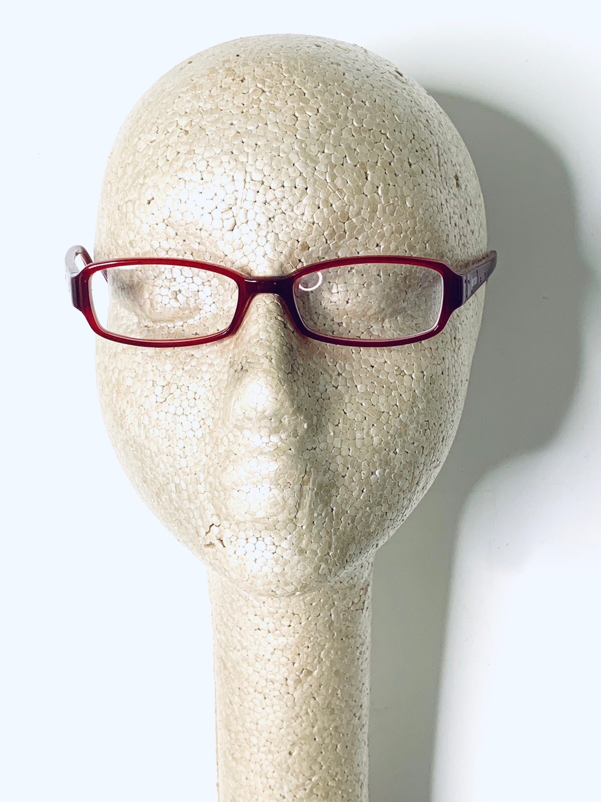 Coach Red Clear Rectangular Glasses W Flex Temple Blondelle 2033 47 16 130