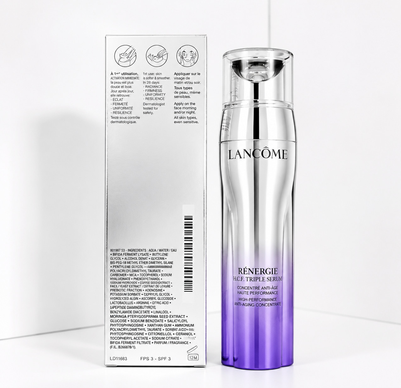 Lancome Renergie H.C.F Triple Serum ANTI-AGING 1.7oz /50mL FULL SZ SEAL BOX