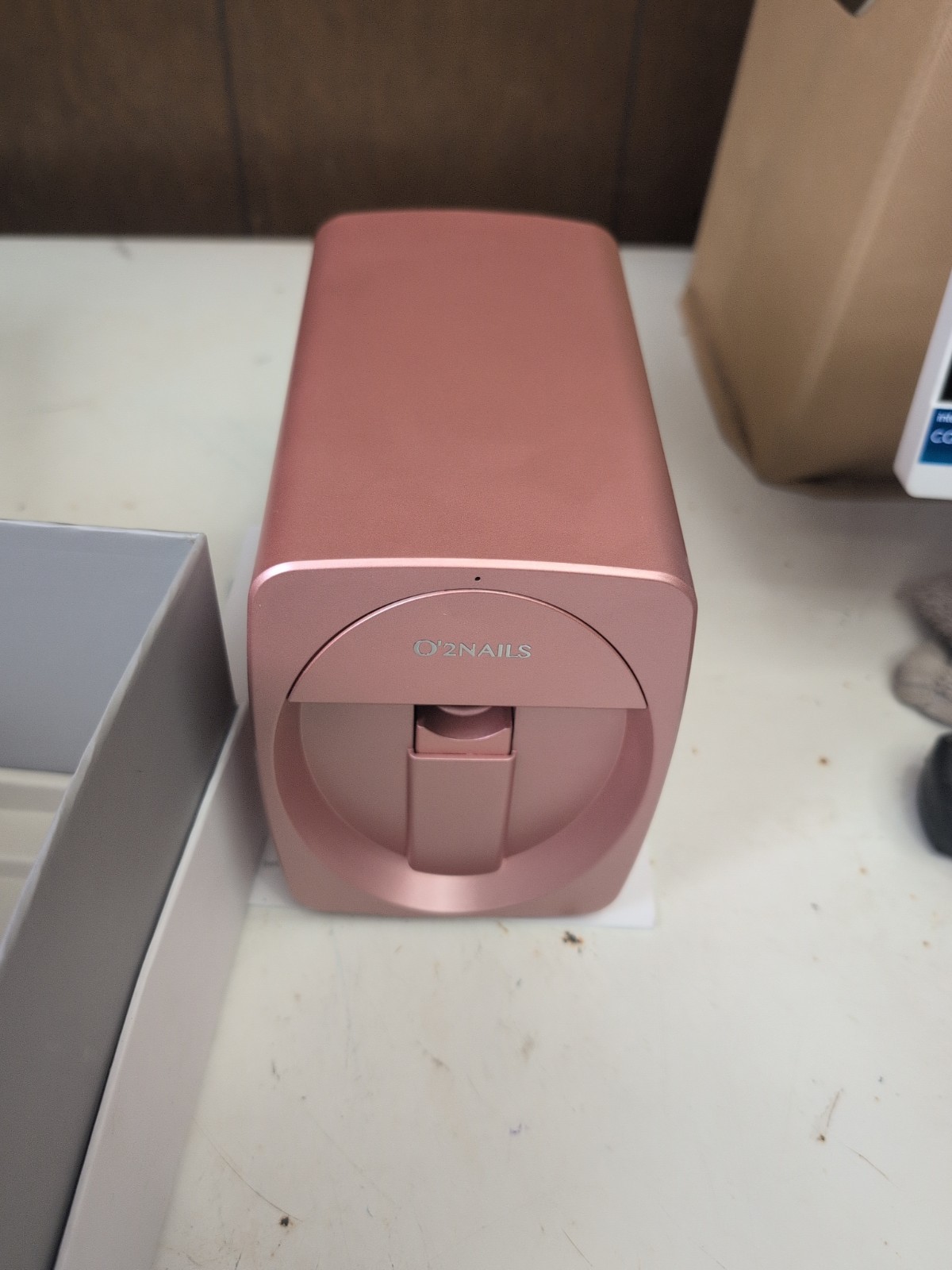 O2Nails Nail Art Printer (Rose Gold) Print any image App New Open Box See Descri