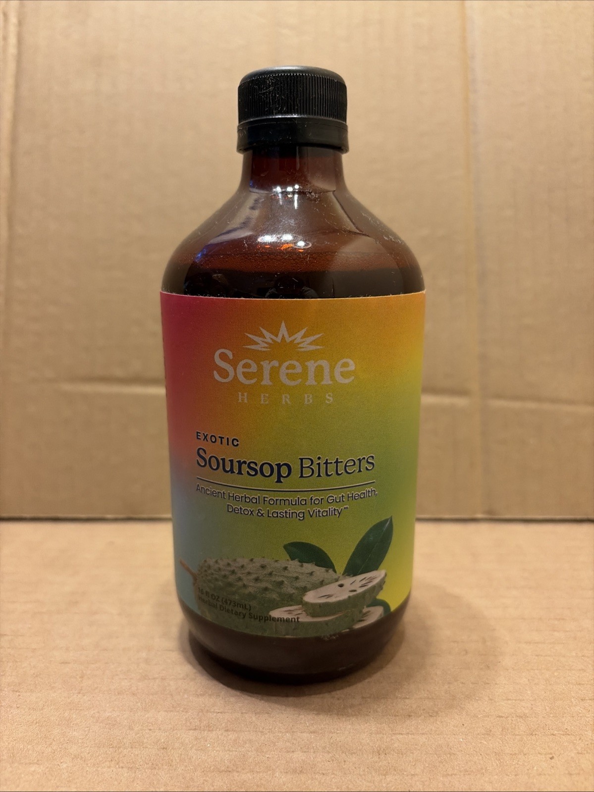 Serene Soursop Bitters – Ancient Herbal Formula for Gut Health Exp 9/27