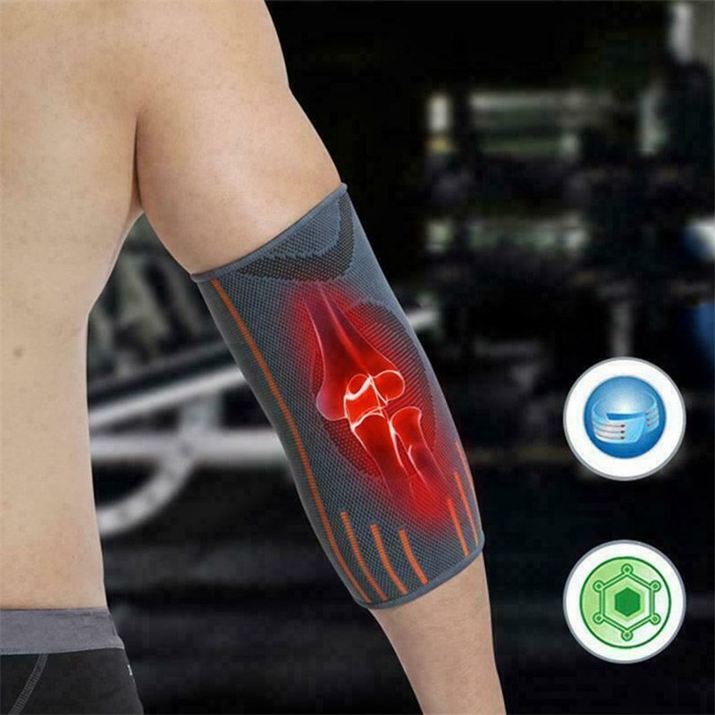 Gym Sleeve Golfer Tennis Arthritis Pain Compression Sleeve Elbow Support Brace