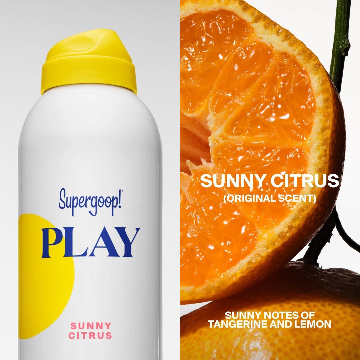 Supergoop! PLAY Antioxidant Body Sunscreen Mist with Vitamin C – SPF 50 -6 fl oz
