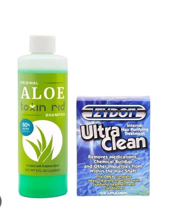 Original Aloe Toxin Rid Shampoo + Zydot Ultra Clean – For Hair Follicle Test