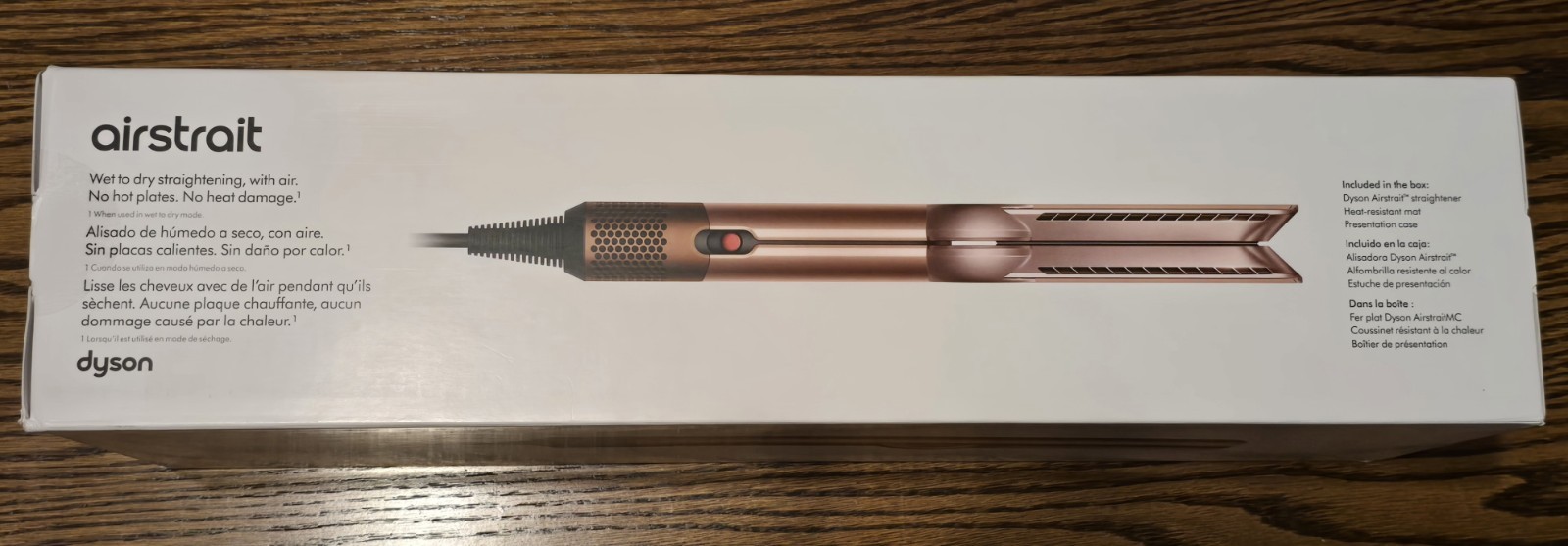 Dyson Airstrait Wet & Dry Hair Straightener Special Limited Edition Amber Silk!!