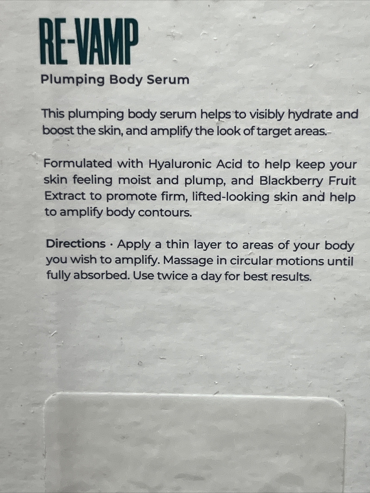 Maelys Re-Vamp Plumping Body Serum 3.5oz NEW 🔥SALE🔥