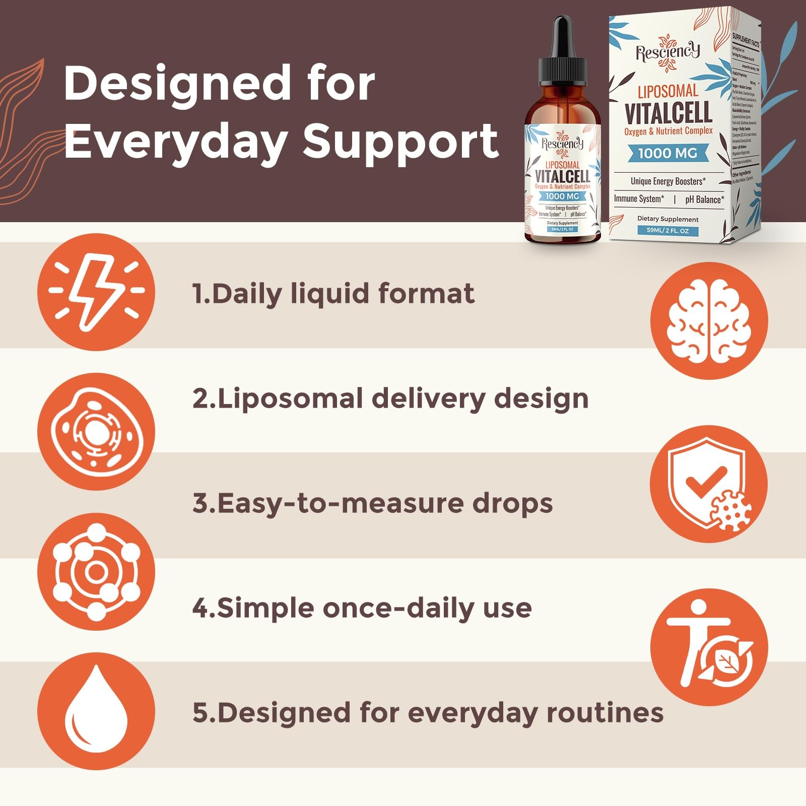 13in1 Liquid Oxygen Boost & Nutrient Supplement, Liposomal OptimizedDelivery …