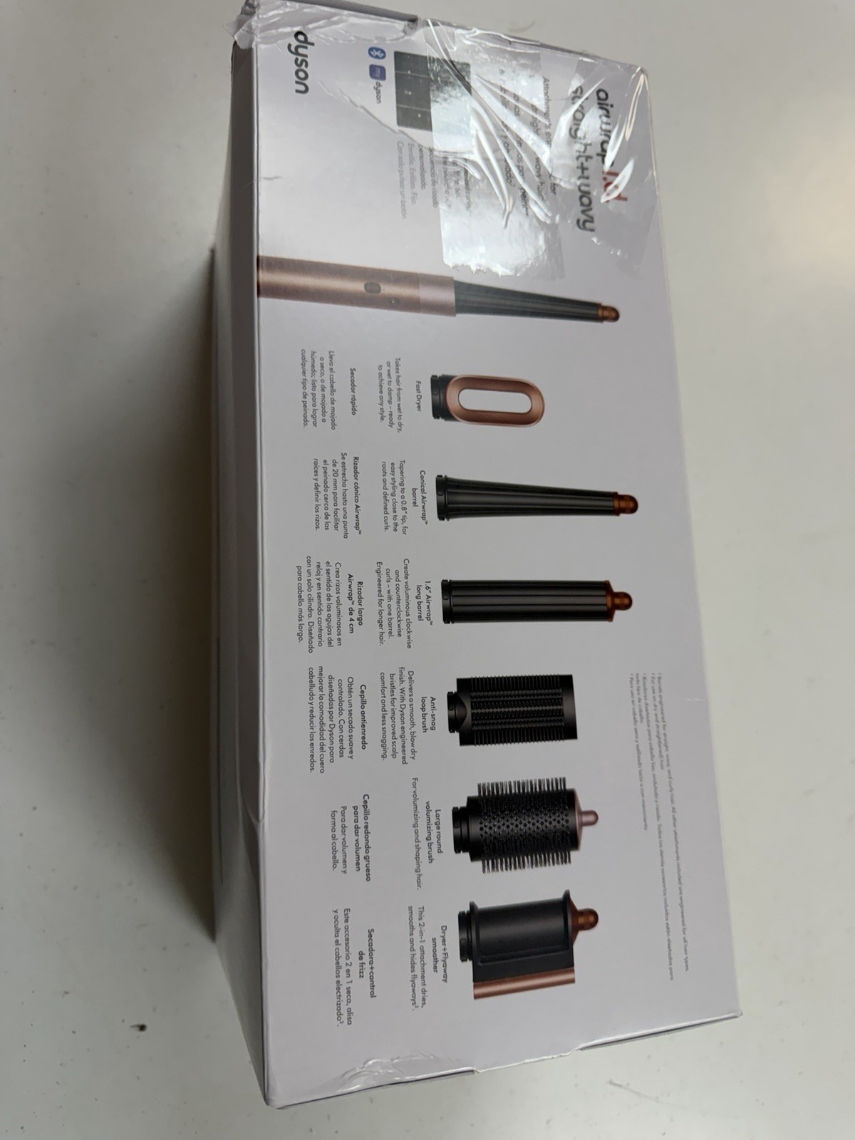 Dyson Airwrap i.d. Multi-Styler Straight+Wavy Long 1.6in – Amber Silk HS08