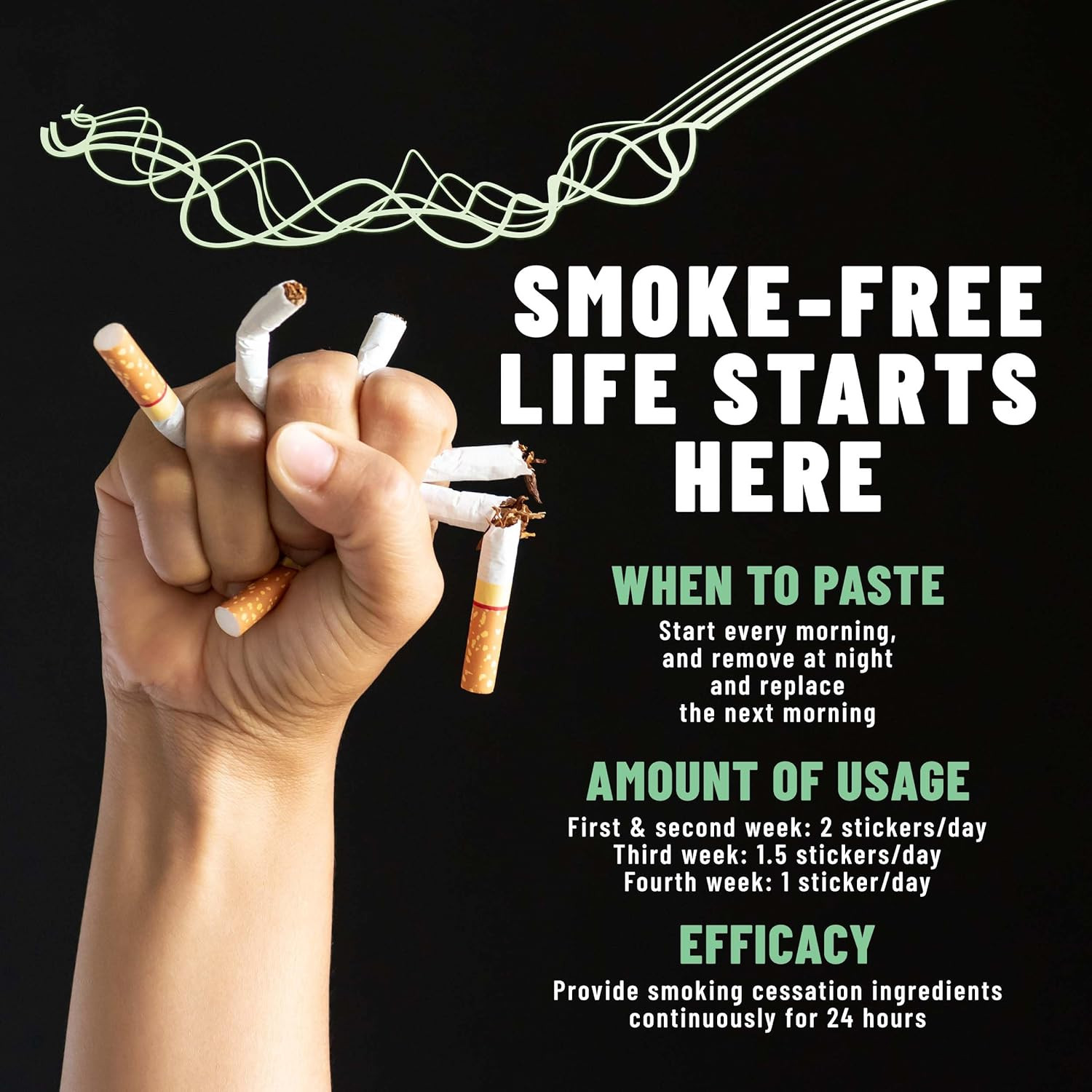 Anti-Smoke Herbal Patches 7 Mg | Quit Smoking Patches to Help Reduce Cravings |
