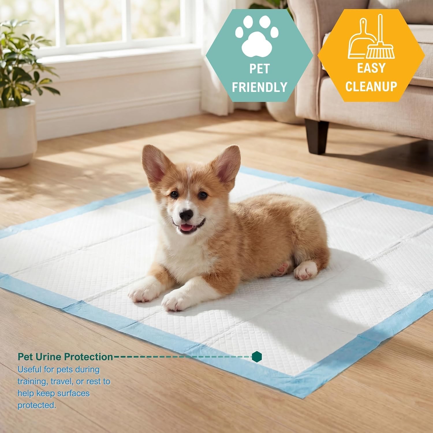 Comfortable Latex-Free Underpads 25 Pack – Ideal for Incontinence & Pets