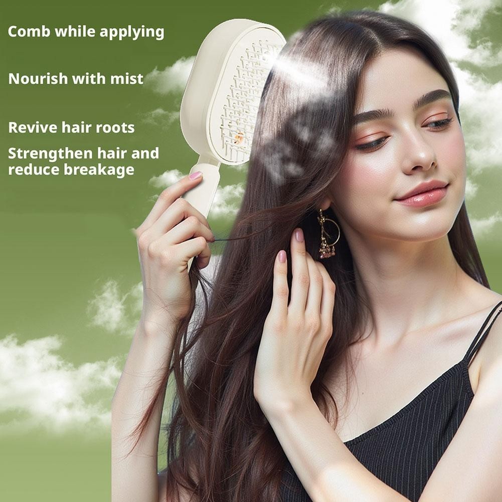 2026 New Electric Steam Brush, Electric Steam Brushs for Hair, Rechargeable