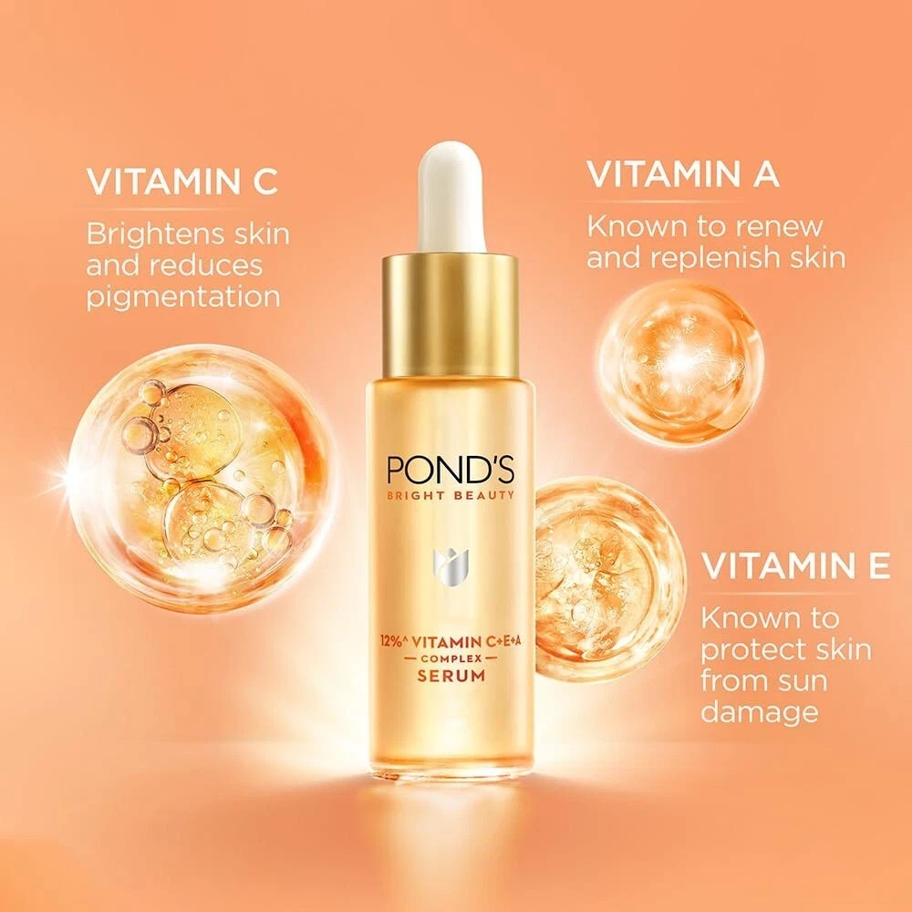 POND’S Bright Beauty 12% Vit C+E+A Serum 28ml