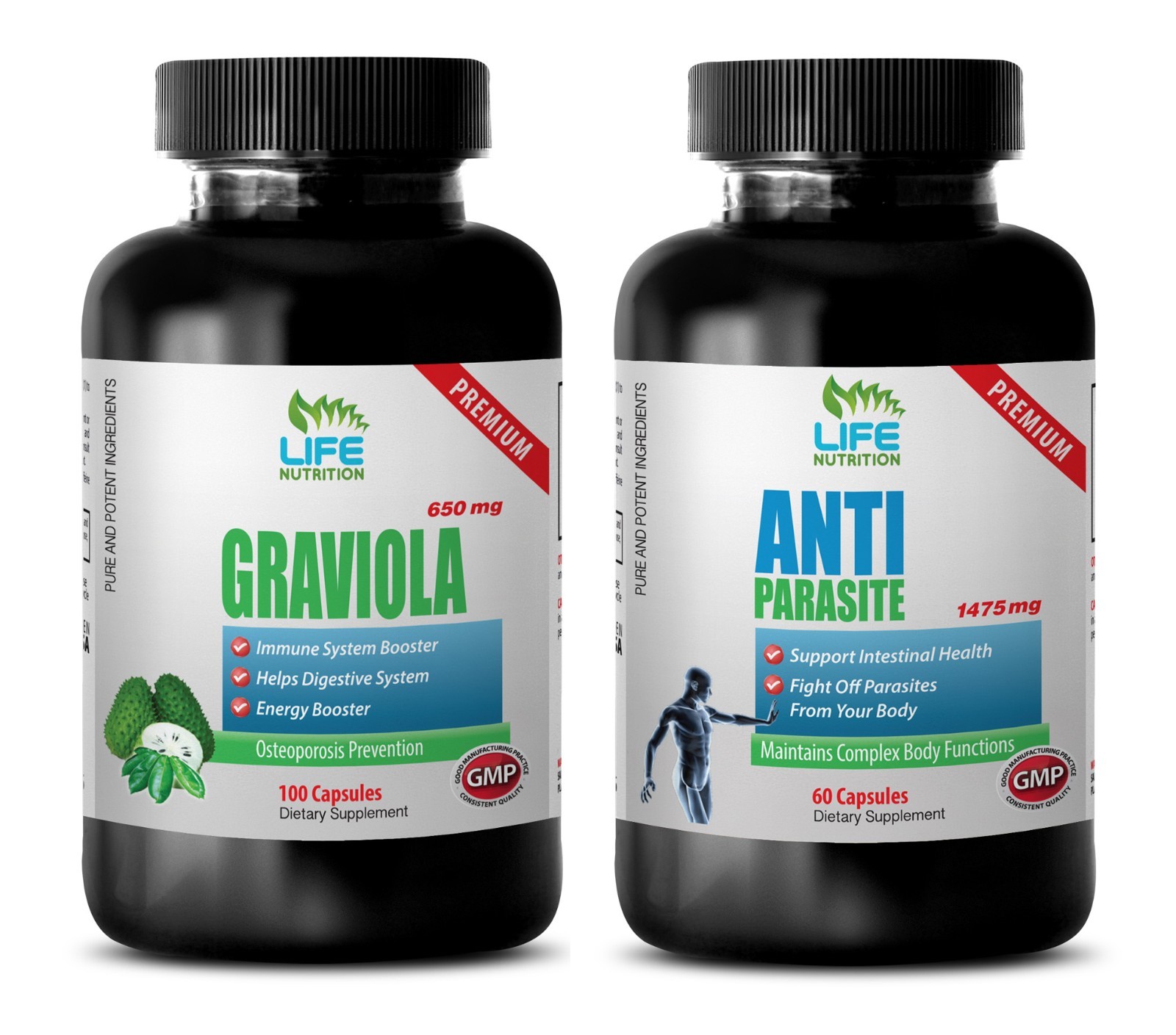 parasite cleanse for humans best seller – GRAVIOLA – ANTI-PARASITES COMBO 2B – b