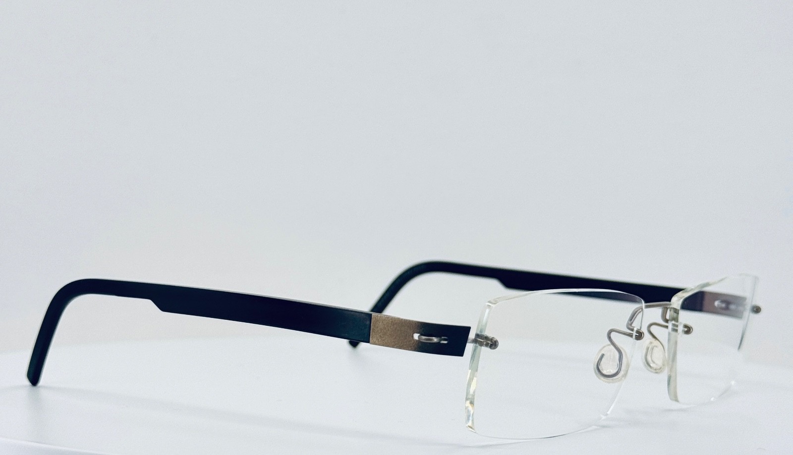 LINDBERG SPIRIT 2083 032/B1E8 T507 K24M/10 Grey Black Eyeglasses 53-17-135 B:31
