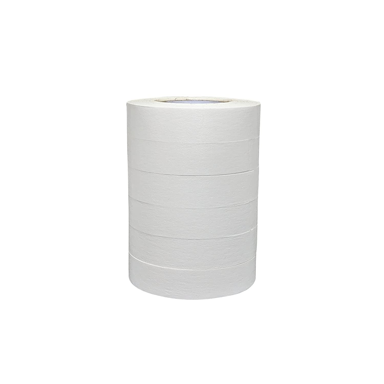 6-Rolls 1/2″ USA Made Lab Labeling Tape 500″ Length 1″ Core White Color