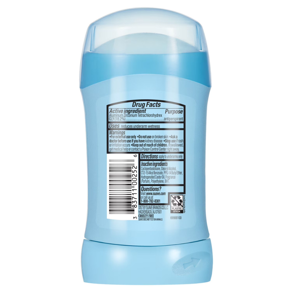 Suave Women’s Antiperspirant Deodorant Stick 48H Tropical Paradise, 1.2oz Travel