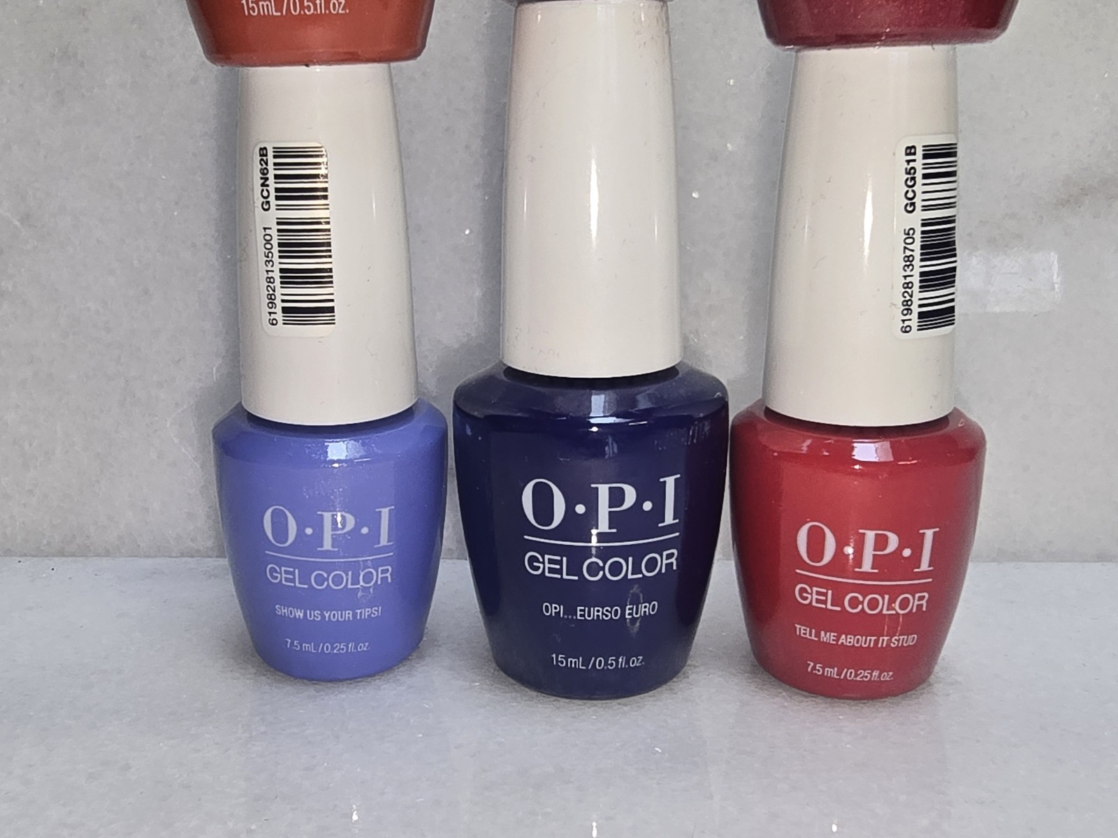 WHOLESALE SET OF 6 – OPI GELCOLOR Gel Nail Polish -Soak Off SET OF 6, New