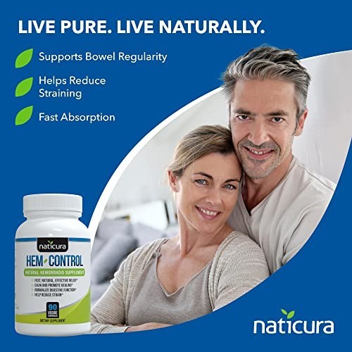 Hem-Control Natural Hemorrhoid Treatment Supplement – Fast & Lasting Pain Relief