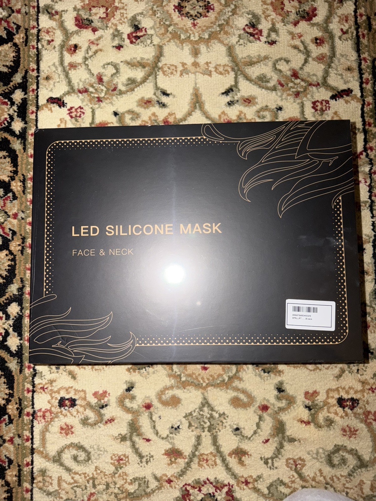 NEW Sealed LED Silicone Face & Neck Light Therapy Mask 324 LED Rechargeable