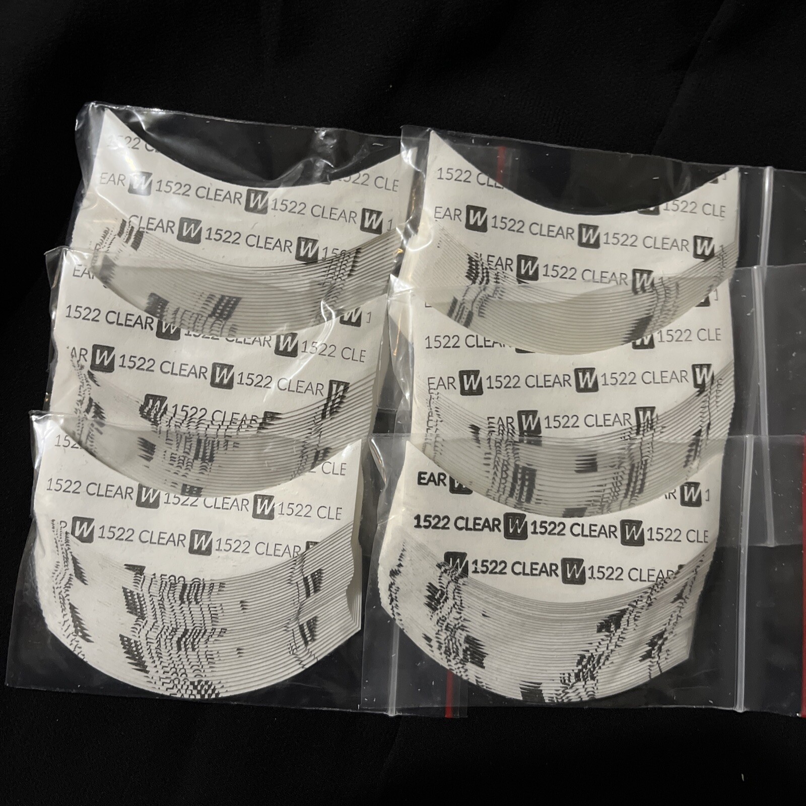 Walker 3M 1522 Hairpiece Tape 216 Pc CC Contour 6 Packs For Poly Wig Toupee -New