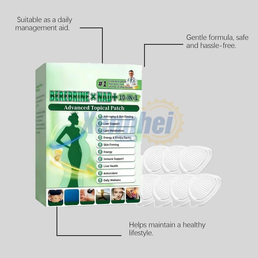 3-Pack Moringa Berberine NAD+ Weight Loss Patches Advanced Nano Microneedle