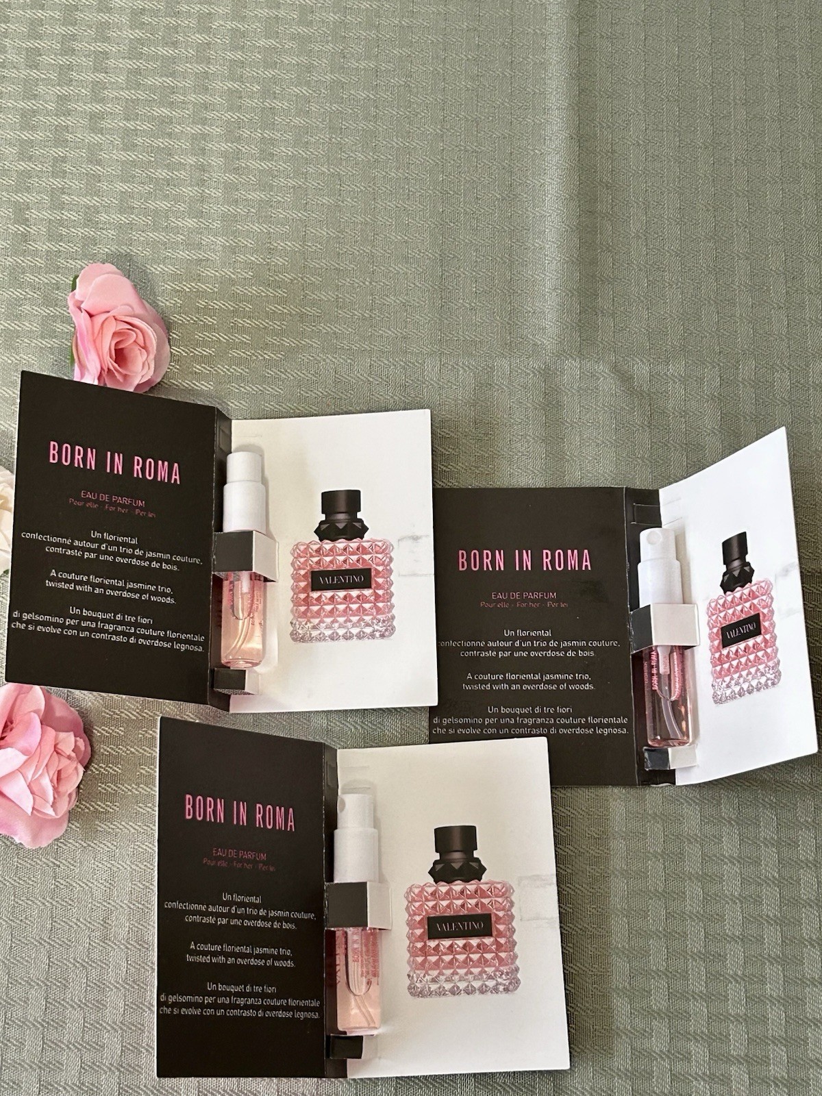 Valentino Donna Born In Roma Perfume Samples- 3Pcs