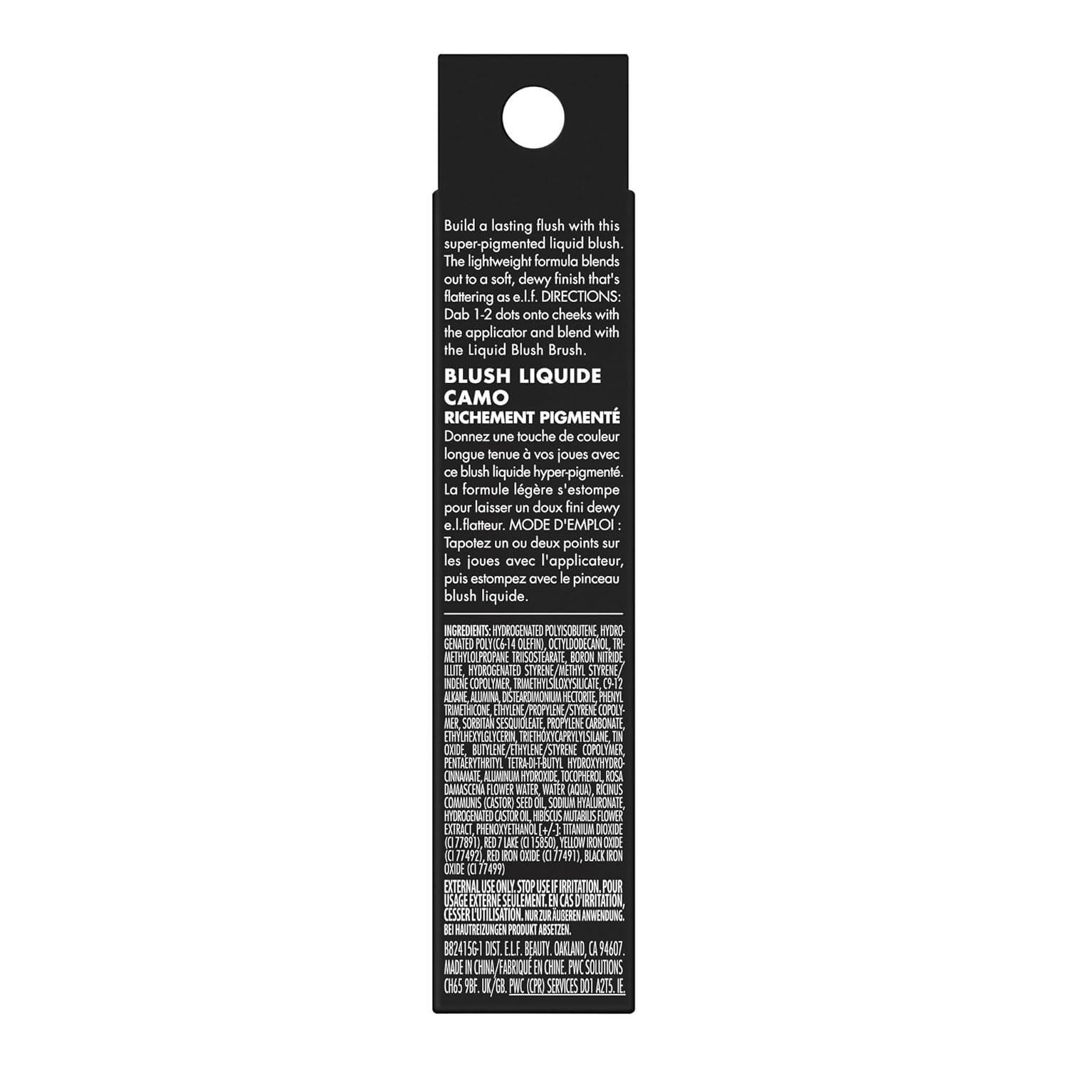 Camo Liquid Blush – , High-Pigment Peach Perfect, Dewy Finish, 1.14 oz