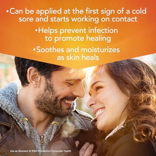 Campho Phenique Cold Sore and Fever Blister Treatment for Lips, Maximum Strength