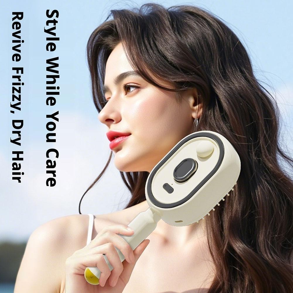 2026 New Electric Steam Brush, Electric Steam Brushs for Hair, Rechargeable