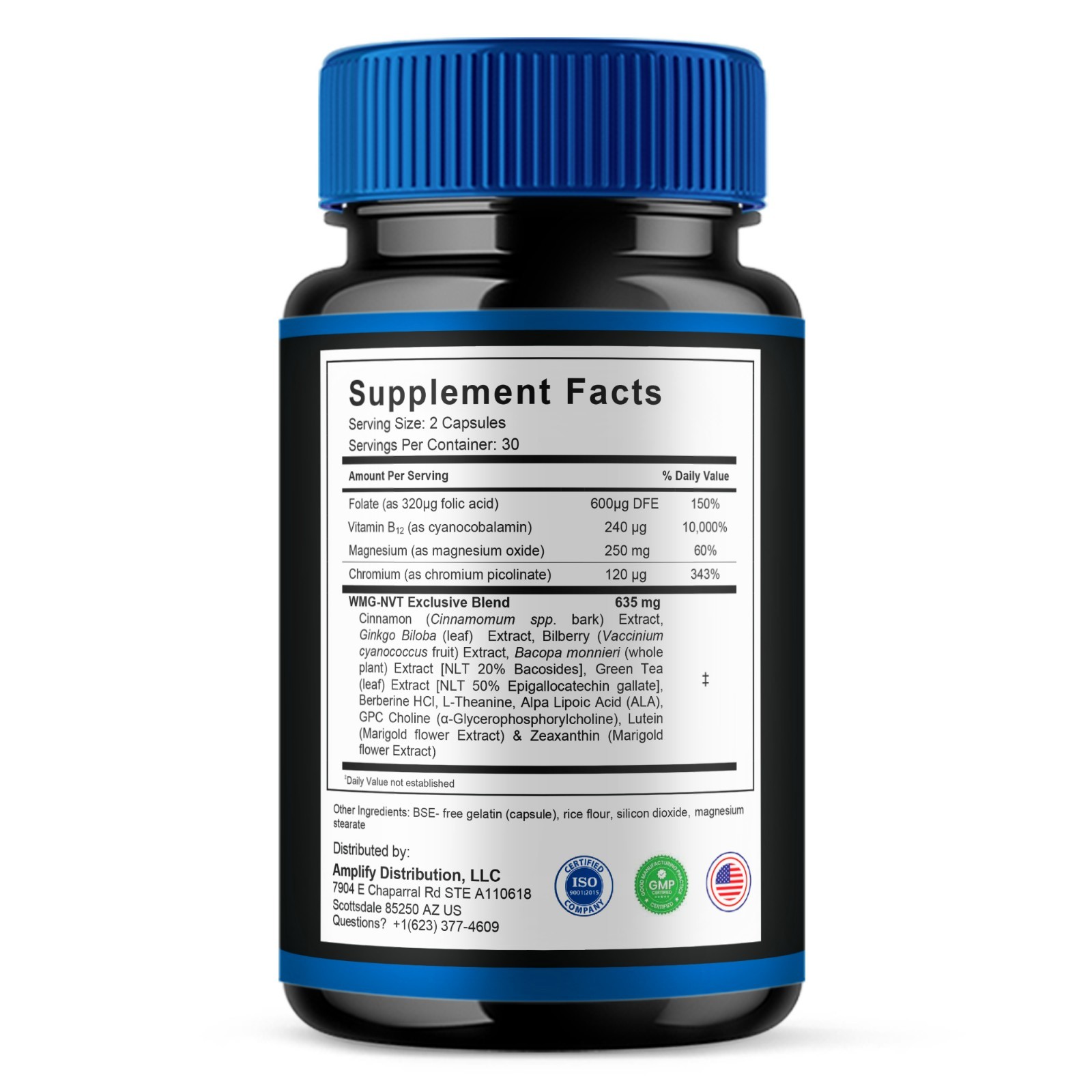 Synacept Advanced Brain Support, Syna Cept Supplement (60 Capsules)