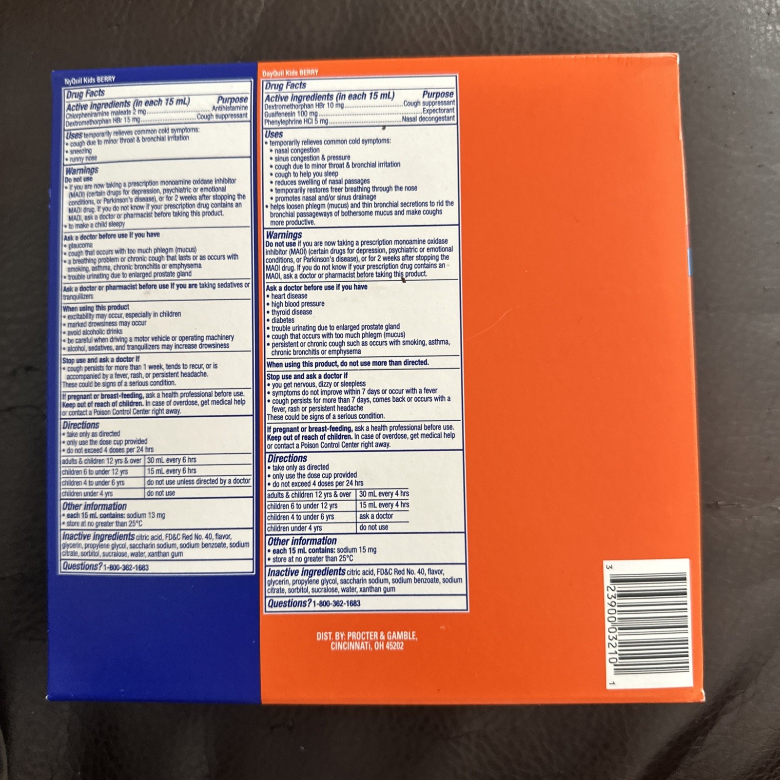 Vicks DayQuil/NyQuil Kids Cough & Cold Mucus 2 Day/1 Night Triple Exp 03/2027