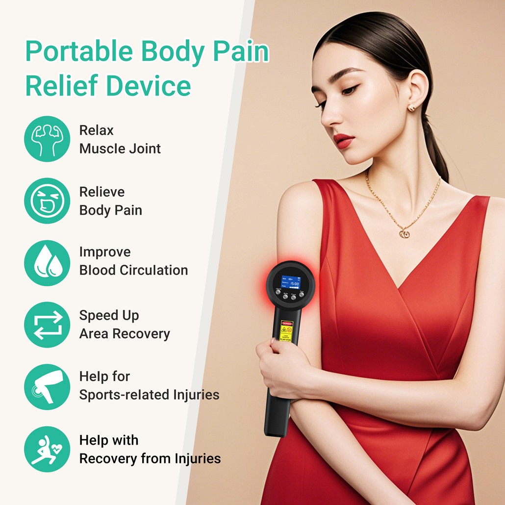 Non-invasive Laser Therapy 650nm 808nm Red Light Physiotherapy Device for Pain