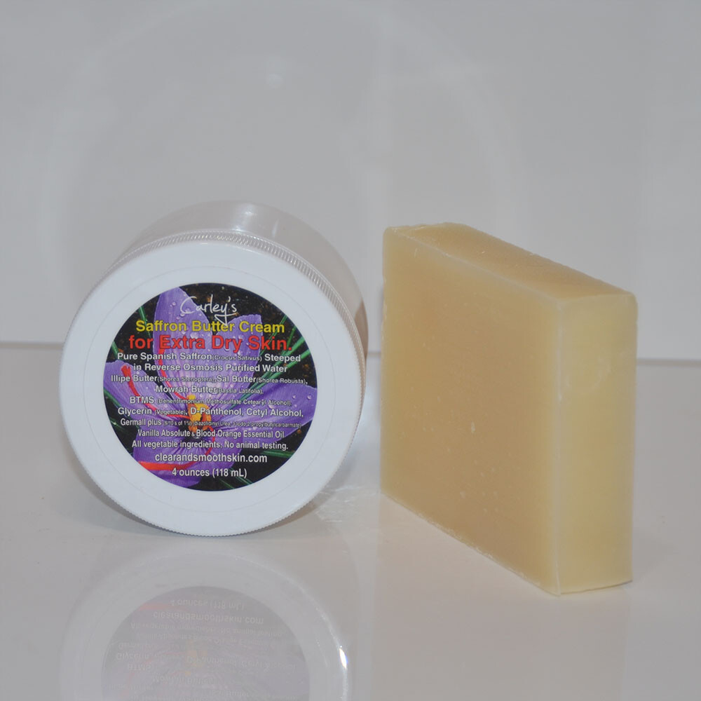Dry Damaged Skin? Saffron Butter Cream Moisturizer. Feel the relief!