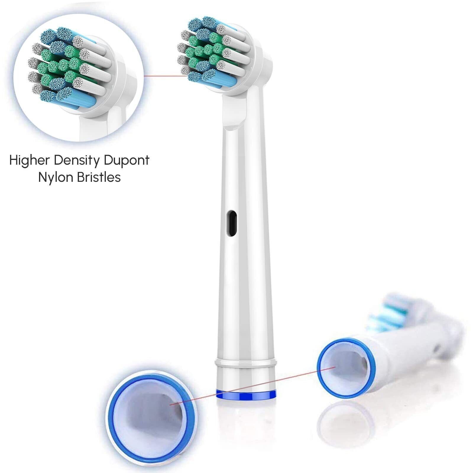 8x Replacement Brush Heads For Oral-B Electric Toothbrush Fit Advance Power/Pro