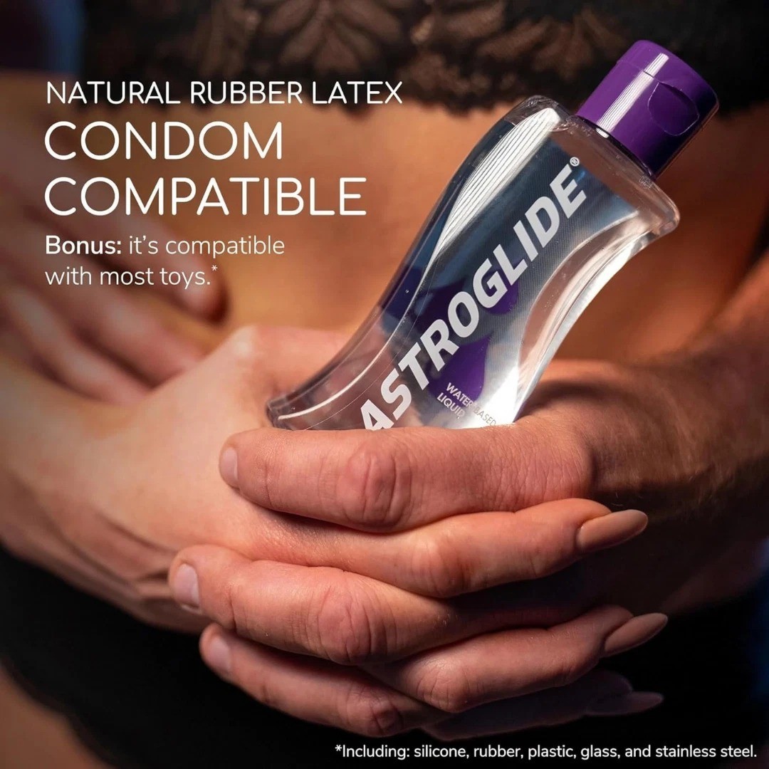 Astroglide Water Based Lube (12 Fl Oz), Liquid Personal Lubricant, Long-Lasting