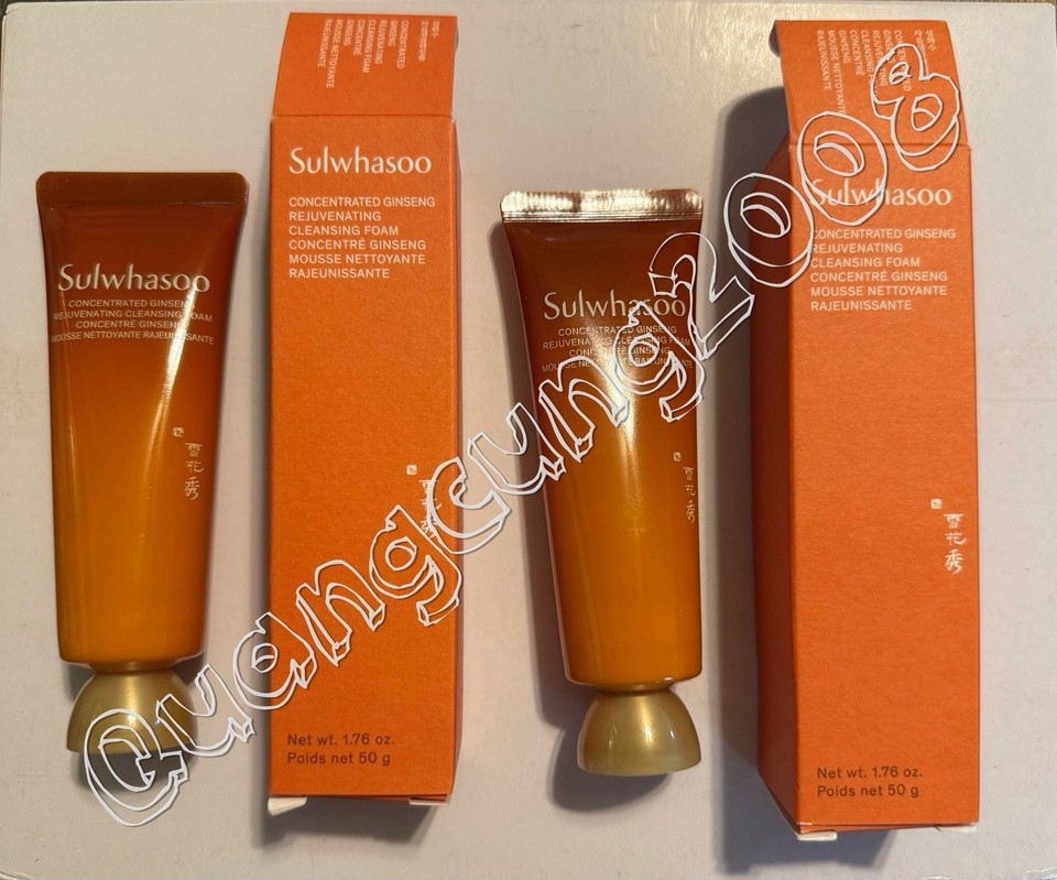 Sulwhasoo Concentrated Ginseng Rejuvenating Cleansing Foam 50g 1pcs~10pcs