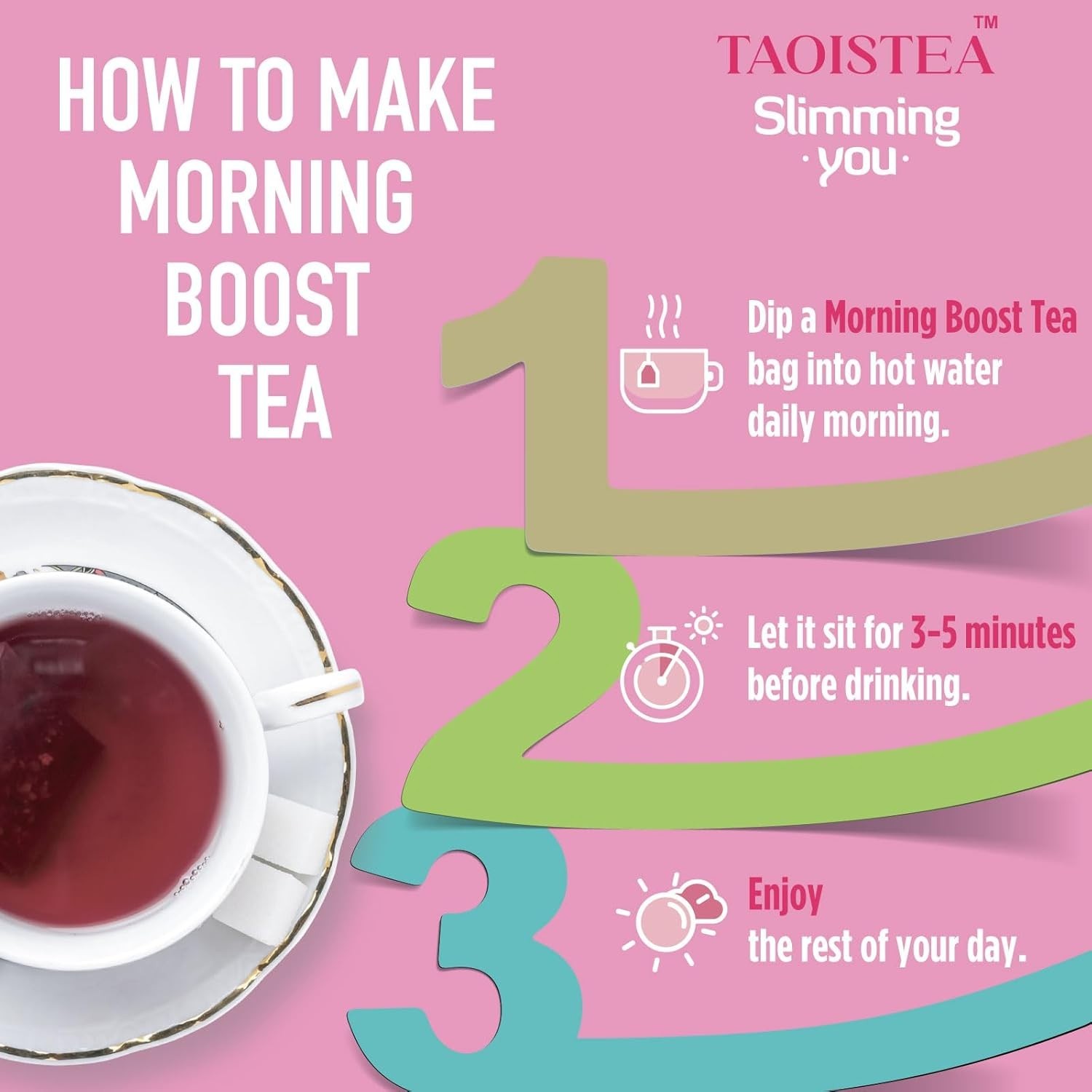 Natural Herbal Detox Tea for 14 Days: Energizing Morning & Gentle Night Cleanse