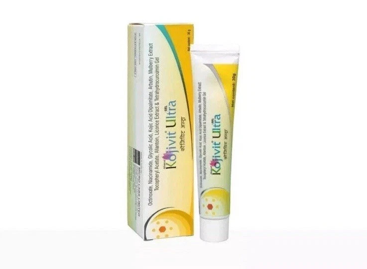Kojivit Ultra Gel Decrease Hyperpigmentation, Sunburns and Skin darkening 30 gm