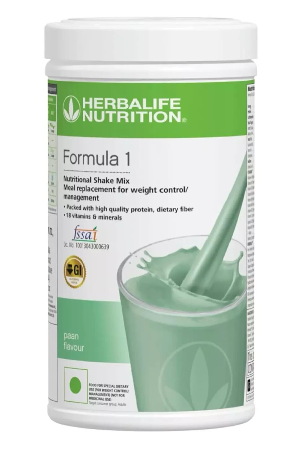 2X HERBAL Formula 1 Nutrition Shake Mix Paan Shake for Weight Management 500g