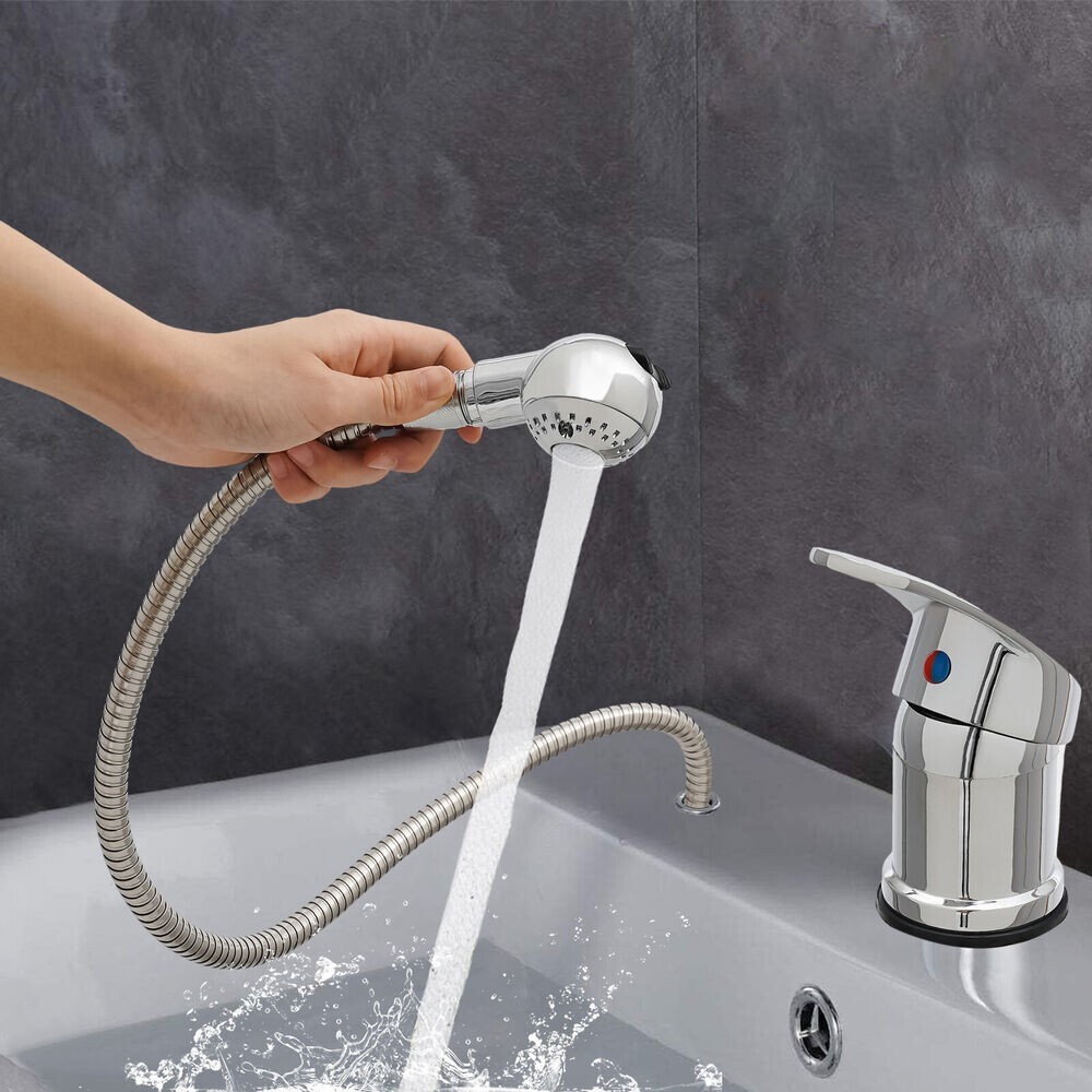 Shampoo Bowl Unit Sink Hot & Cold Faucet Spray Hose Replacement Part Hair Salon