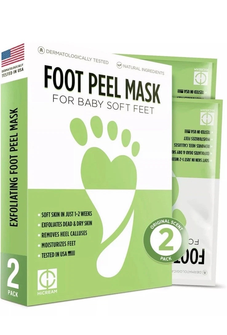 Foot Peel Mask For Baby Soft Feet: Lot Of 2 Boxes (2 Pack Per Box Exp. 01/2025)