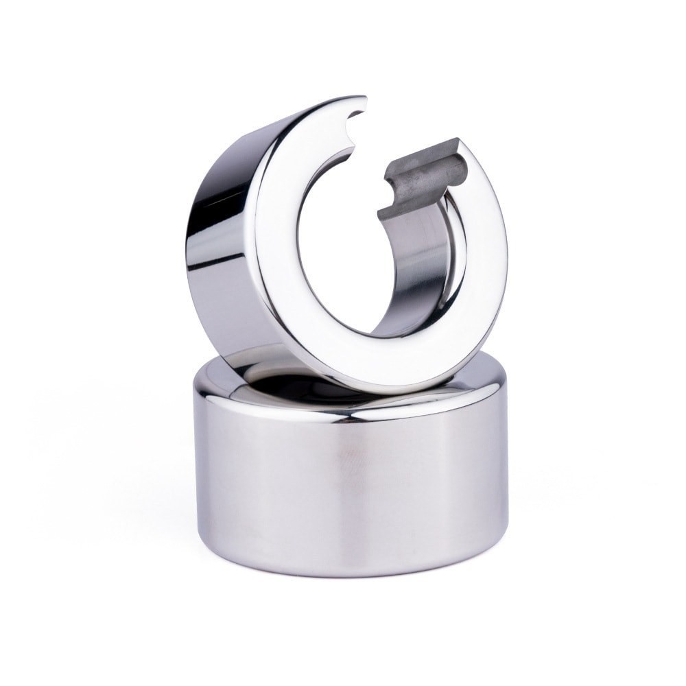 Stainless Steel Penis Ball Stretcher Scrotum Ring Pendant Weight for Male Delay