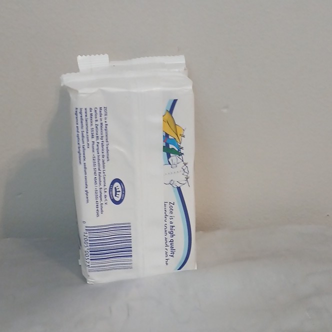 Zote White Bar Soap 2 Bars, White Rectangular Body & Hand, Safe for Delicates