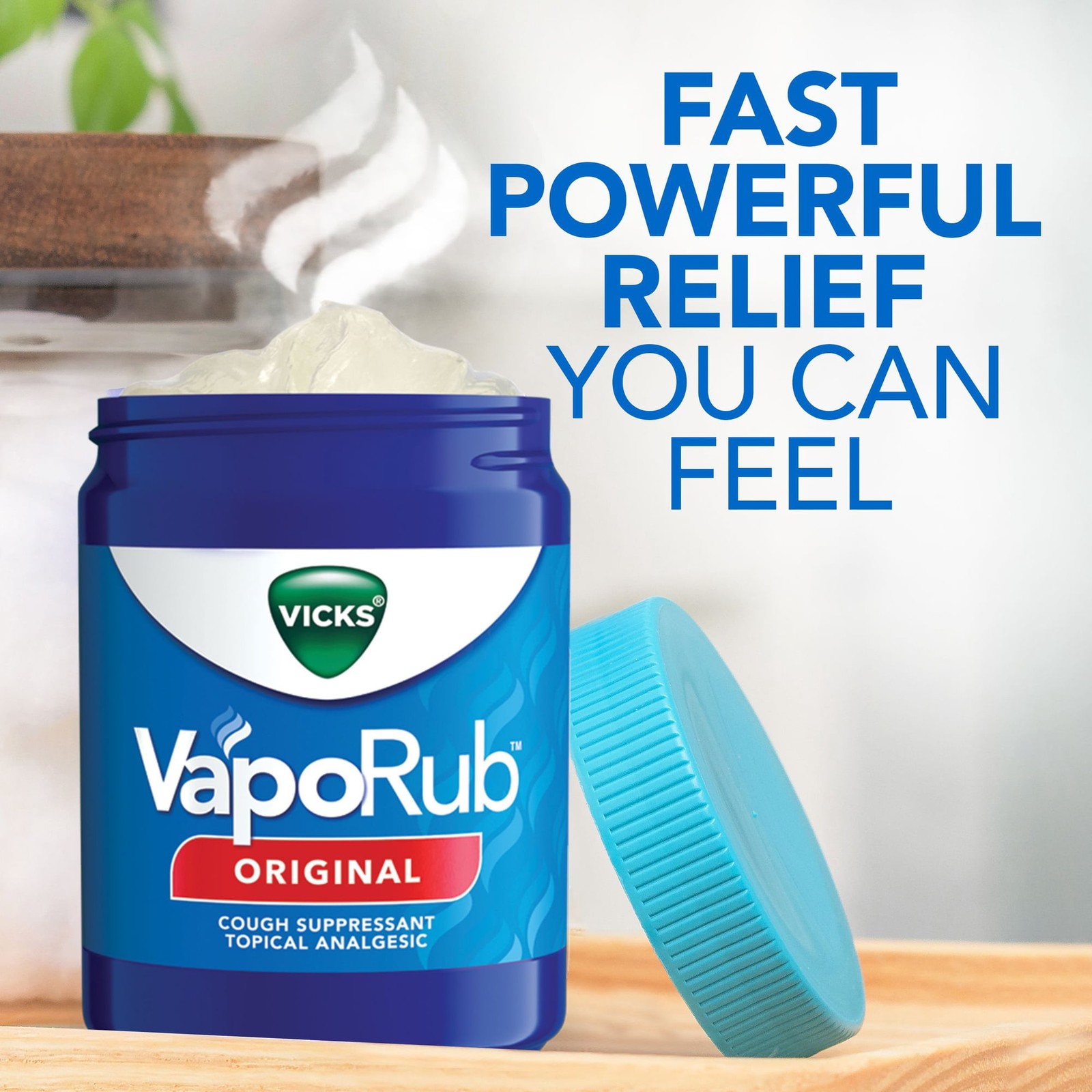 2-JARS Vicks Vaporub Cough Suppressant Topical Ointment 3.53 oz (Total 7.06 oz)