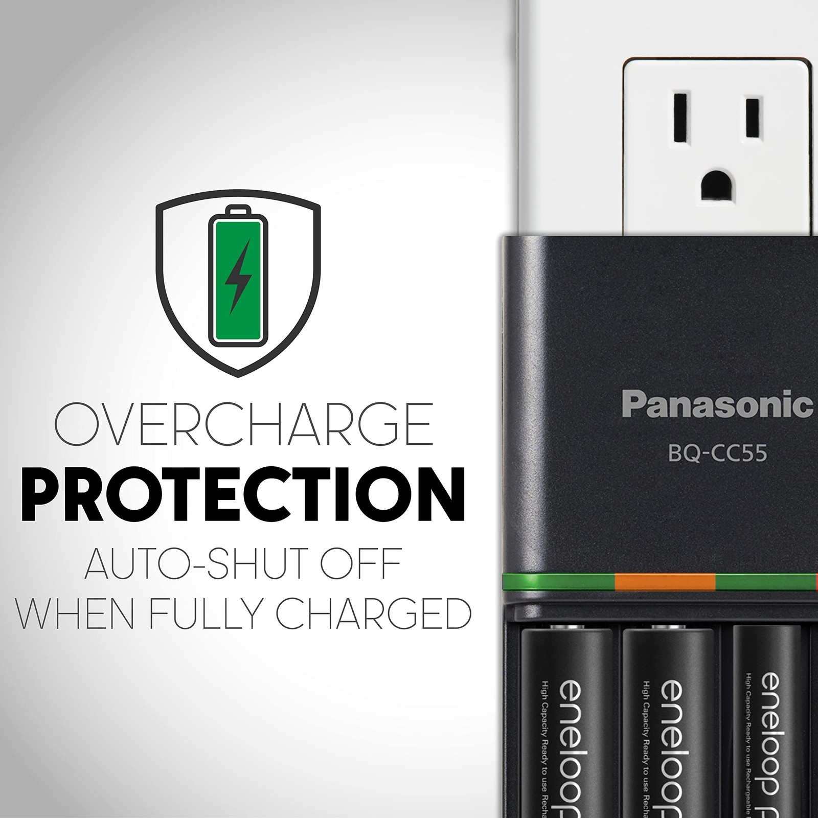 Panasonic BQ-CC55KSBHA Advanced eneloop pro Rechargeable Battery 4 Hour Quick…